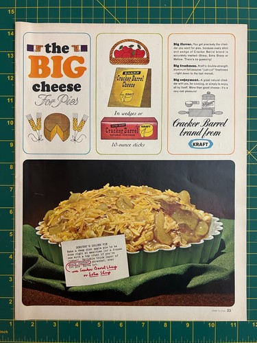 1964 vintage kraft - kraft, cracker
