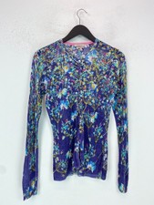 Kew Purple Floral Crew Neck