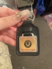 Vintage Skoda Leather Keyfob Keyring Come Off A Skoda Fabia Comfort 1999 Key