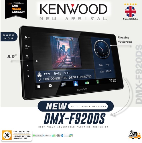 Kenwood dmx f920ds hd - kenwood, 9"