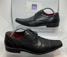 Red Tape Kingston Men’s Black Leather Style Formal Shoes UK Size 9
