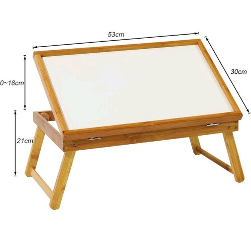 Bamboo folding lap breakfast - bamboo,