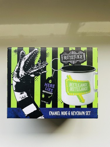 Beetlejuice enamel mug - enamel,