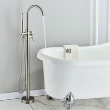 Brushed Nickel Freestanding