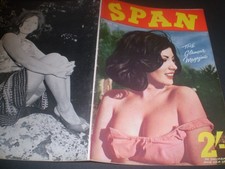 1960's  vintage glamour magazine SPAN No 110 vol 160  LINDA VERAS  SUSAN DOUGLAS