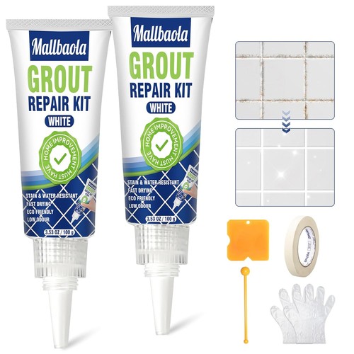 White grey tile grout - tile,