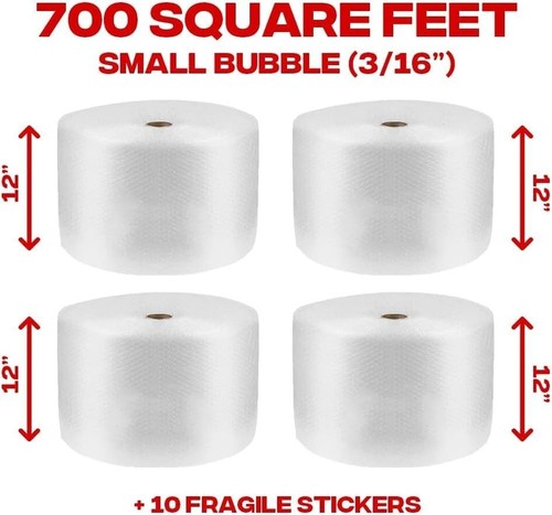 700 ft bubble roll - 3/16",