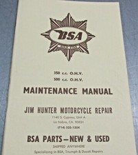 BSA NOS 350 500 Gold Star B32