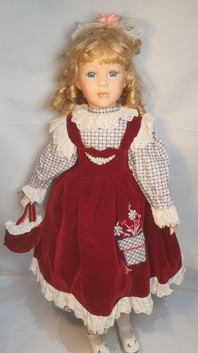 Porcelain doll - porcelain,