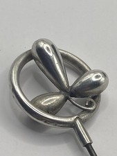 ANTIQUE SILVER HAT PIN  BY PEARCE & THOMPSON 1909 (B3)
