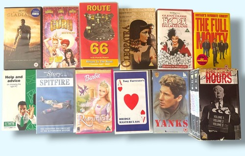 Bulk job lot vhs tapes - bulk,