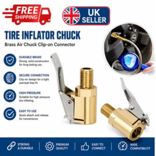 Tyre valve air chuck - 2x,