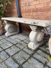 Beautiful stone outdoor bench  garden furniture
