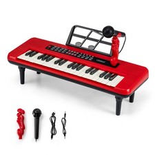 37 Key Electronic Keyboard Red