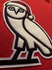 Drake OVO Hoodie Owl Red Size