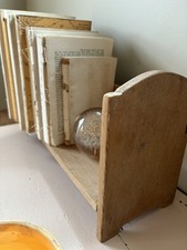 Antique Handmade Wooden Book
