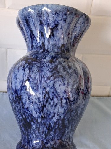 Vintage drip glaze blue - glaze,