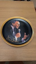 Franklin Mint Frank Sinatra My Way Musical Collector Plate Gold Rim