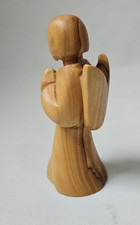 small carved olive wood ANGEL