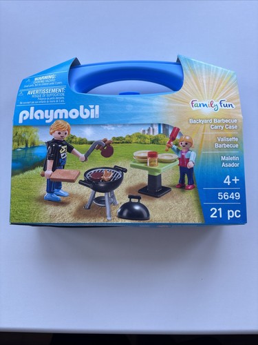 Playmobil backyard barbecue - backyard,
