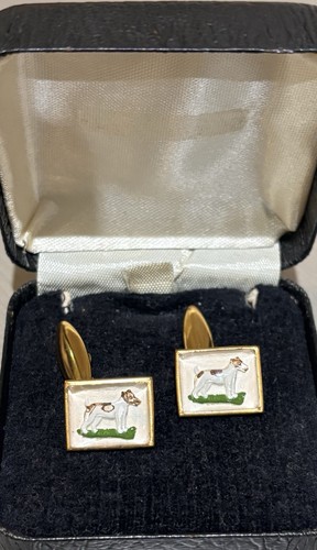 Pair vintage terrier dog - of,