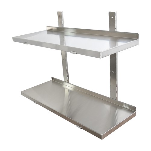 Stainless steel wall shelf - stainless,