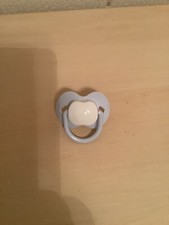 Dolls Blue and White Dummy With Teat  BRAND NEW