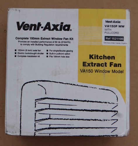 New vent axia va150pww - new,