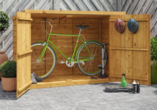 BillyOh Mini Keeper 3x6 Wooden Garden Storage Shed Outdoor Pent Tool Bike Store