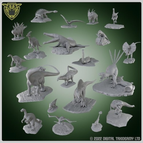 Dinosaur figures 28mm - dinosaur, tabletop