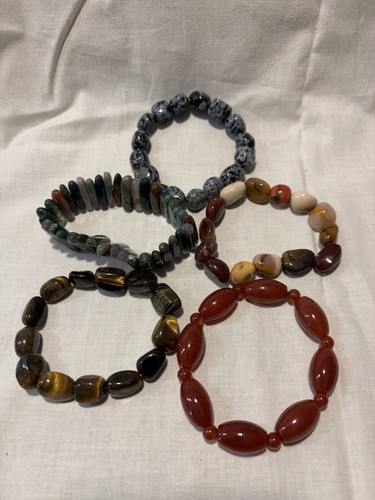 Lot polished natural tumbled - 5,