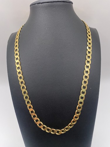 Solid 9ct gold cuban curb - solid,