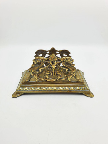 Antique victorian brass letter - antique,