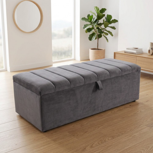 Ottoman storage blanket box - blanket,