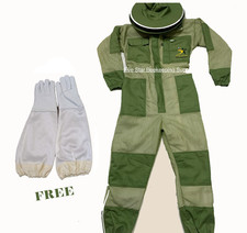 Bee Suit 4XL Green 3 Layer
