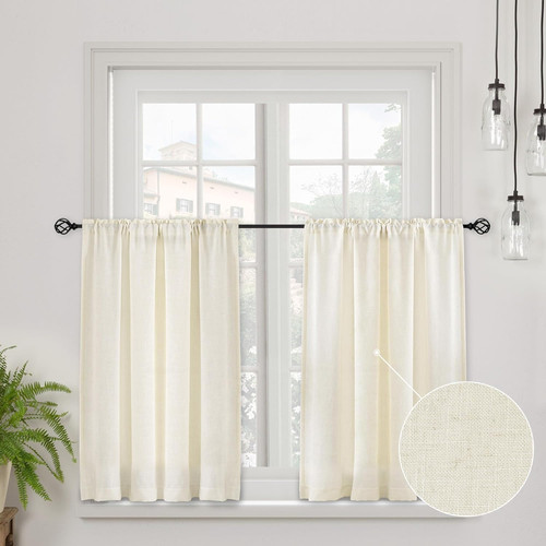 Kitchen curtains linen - curtains, blend
