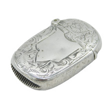 Victorian Sterling Silver Oval
