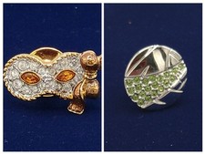 Swarovski Crystal Pin Badges