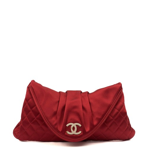 Chanel clutch red - chanel,