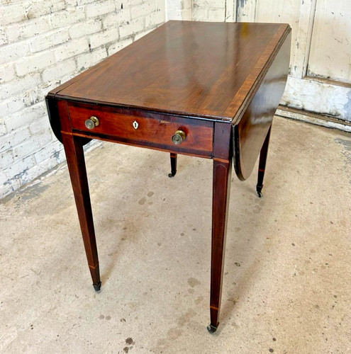 Antique georgian inlaid - georgian,