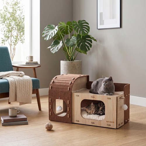 Pet cat house large cave - pet,