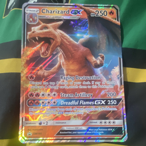 Charizard sm195 promo holo - charizard,