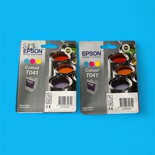 2x Epson Ink Cartridge T041