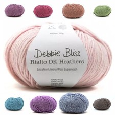 Debbie Bliss Rialto DK Heathers- 1 x 50g - 100% Fine Merino Wool