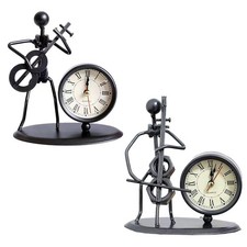 Metal Musician Figurine Desk