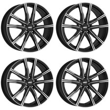 4 AEZ Montreal dark Wheels 7.0Jx18 5x112 for Volkswagen Arteon Caddy Golf Jetta