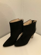 Hobbs suede and patent leather ankle boots size 6