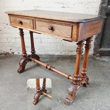 antique Victorian console hall