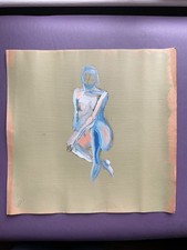 original artwork: acrylic life drawing