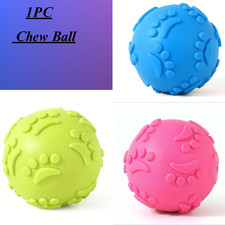 Pet Dog Giggle Ball Tough Treat Sound  Fun Toys